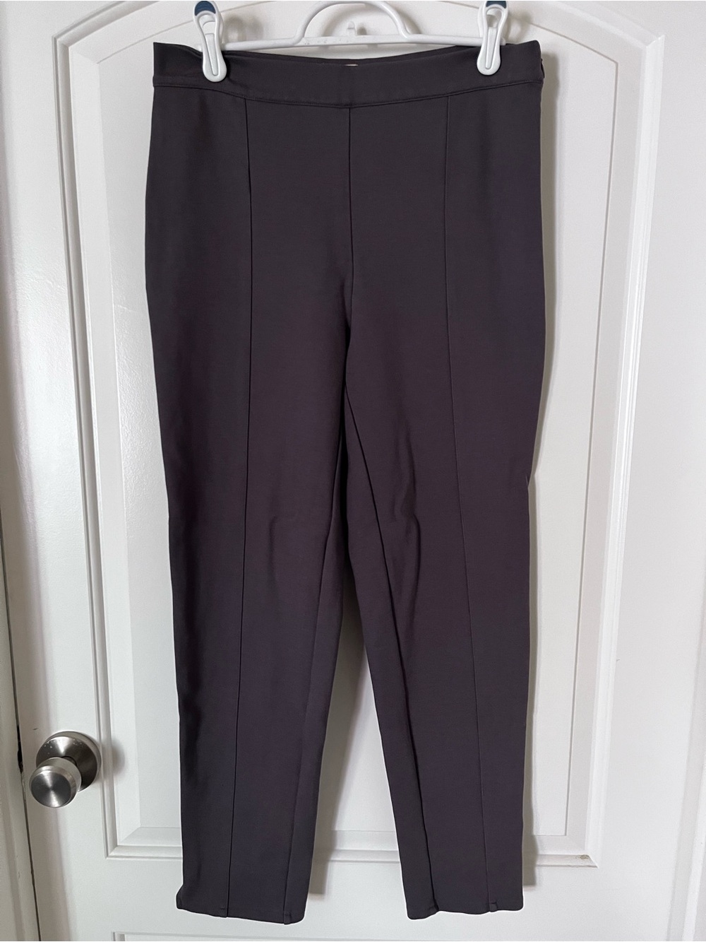 ModCloth Women’s Straight-Leg Ponte Pants - Gray